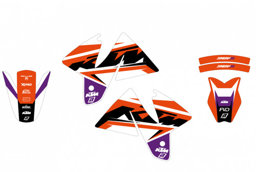 Kit adesivi grafiche moto - , ktm