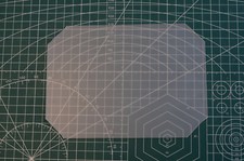 schermo di messa a fuoco 5X7 (12.7X17.8) *matte* per banco ottico