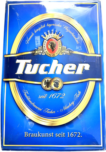 Insegna pubblicitaria tucher - insegna,