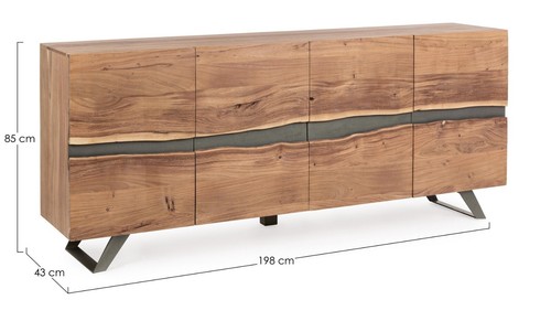 Madia credenza aron design - madia,