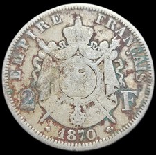 2 franchi argento Napoleone