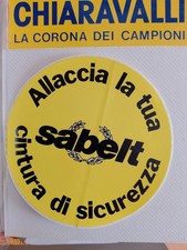 ADESIVO SABELT CINTURE SICUREZZA    12 CM