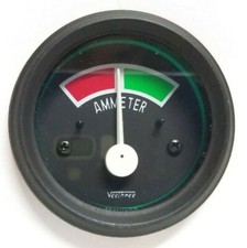 AMPEROMETRO STRUMENTI AUTO D'EPOCA 2" 52mm 60/60 VEETHREE 12v/24v NUMERI BIANCHI