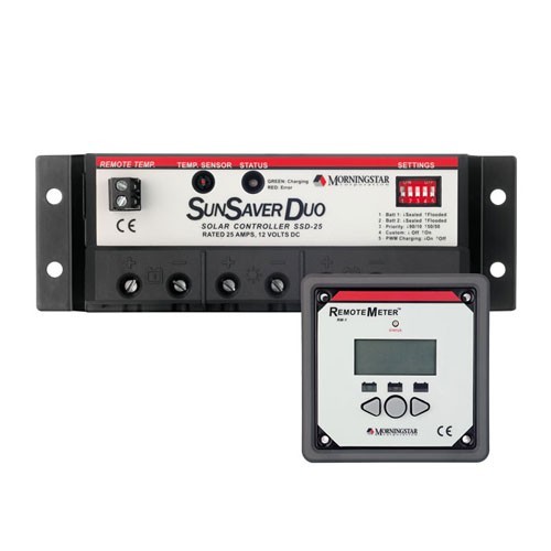 Dual battery solar controller - battery,