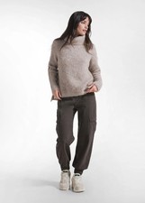 Pantalone cargo Deha donna pantaloni con elastico in gabardine tempo libero moda