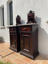 COPPIA COMODINI D'EPOCA STILE