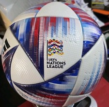 PALLONE ADIDAS OFFICIAL MATCH BALL PRO UEFA NATIONS LEAGUE MATCH WORN USATO
