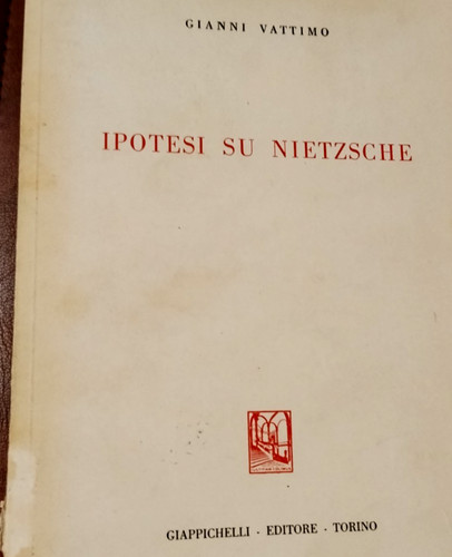 Gianni vattimo ipotesi - gianni,
