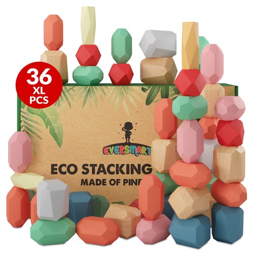 Pcs wooden stacking blocks - pcs,