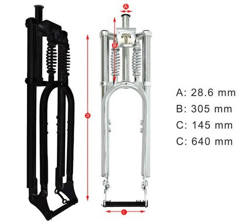 Forcella bici regolabile
