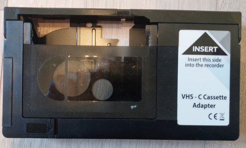 Adattatore cassetta vhs - c,