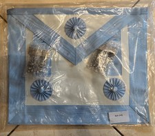 Grembiule maestro rito emulation - massoneria -