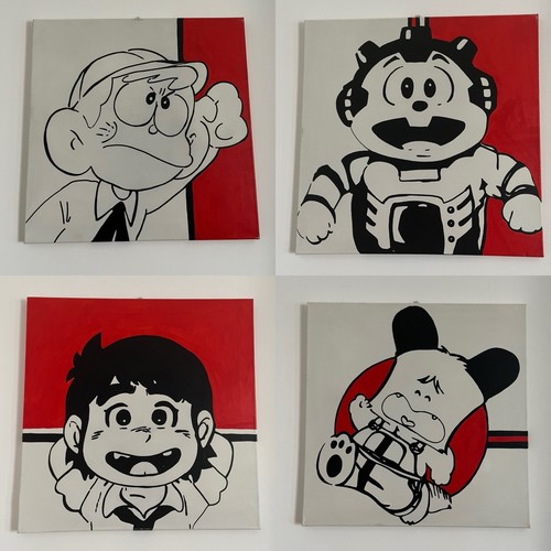 Quadri cartoni animati anni - cartoni, 80