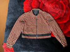 Giacca corta Gianni Versace Versus Multicolor Vintage s80 90