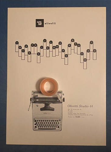 Rara pubblicita olivetti - rara,