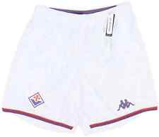 Pantaloncini corti nuovi con etichette 23-24 Fiorentina Kappa autentici da trasferta bianchi taglia XL