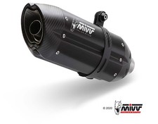 TERMINALI DI SCARICO SILENZIATORE INOX NERO MIVV SUONO KTM 690 SUPERMOTO 2007-12