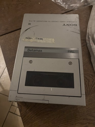 Sony betamax f1e ac - betamax, ac-f1e