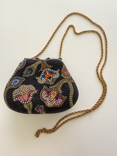 Borsa sera vintage floreale - da,