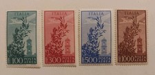 Francobolli Italia 1948 - Posta Aerea Torre del Campidoglio - 4 valori Nuovi MNH