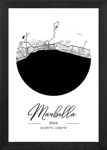 Marbella area city - city, map