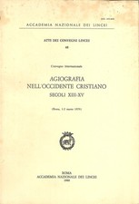 AGIOGRAFIA NELL ' OCCIDENTE