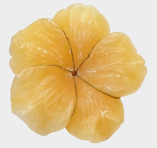 QUARZO CITRINO FIORE PIETRA NATURALE , PER GIOIELLI