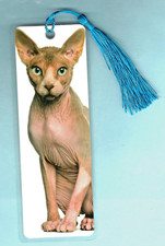 Segnalibro gatto Sphynx senza