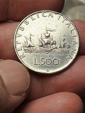 Moneta 500 LIRE ARGENTO