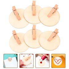  20 mini clip in legno per bacheche, clip, biglietti, promemoria, morsetti,