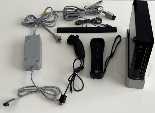 Nintendo wii black - nintendo, console