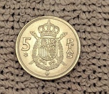 1975-Spagna 5 cinque pesetas