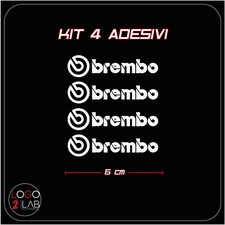 KIT 4 ADESIVI BREMBO per pinze freno alta temperatura versione 6 cm