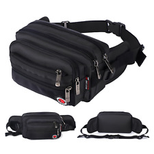 MARSUPIO GROSSO VITA UOMO DONNA 5 TASCHE SCOMPARTI ZIP IMPERMEABILE LAVORO SPORT