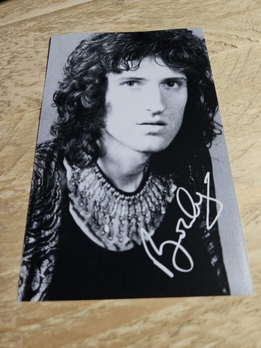 Autografo queen brian may - queen, /