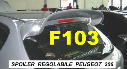 Spoiler peugeot 206 alettone - spoiler,