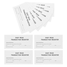  10 Pezzi Registro Assegni