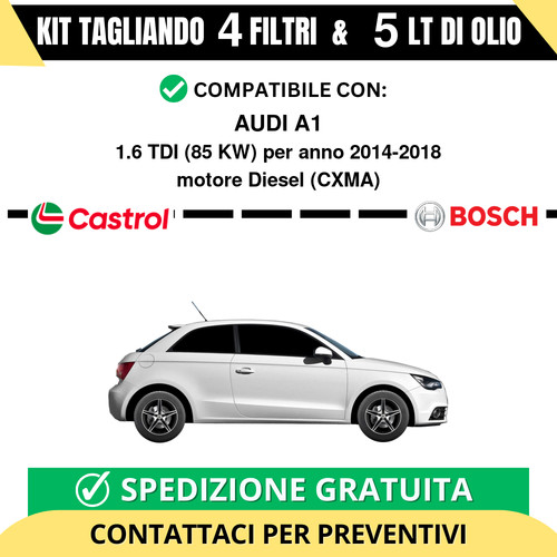 Tagliando filtri bosch - bosch, e