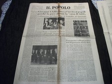 giornali d'epoca -quotidiani-il popolo-maggio 1963