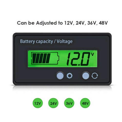 Voltmetro lcd 12v - 12v,