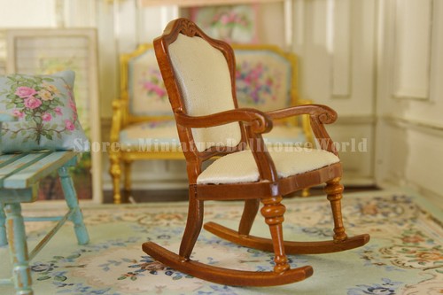 Sedia dondolo miniatura - a,