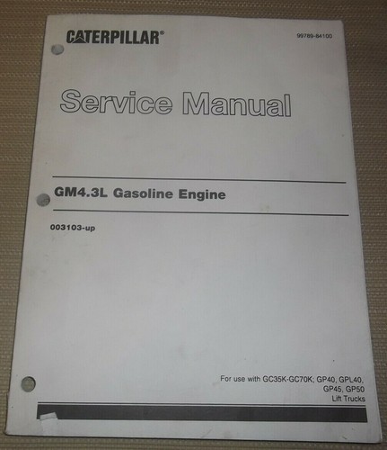 Cat caterpillar 3l gas - cat, gm