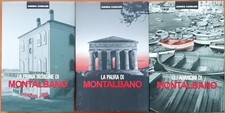 Libri Andrea Camilleri. Montalbano. Vol. 2-3-4. Rari. 2007. Mondadori. Finegil.