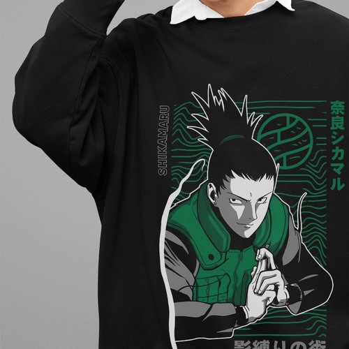 Felpa naruto anime shikamaru - naruto,