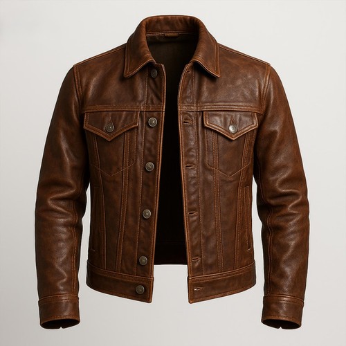 Giacca camionista uomo - , pelle
