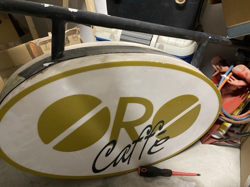 Insegna caffè oro a - insegna,