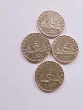 LOTTO DI 4 MONETE - 500 LIRE