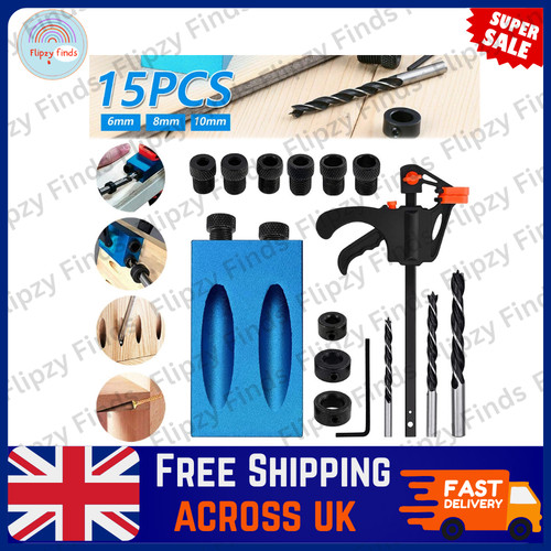 15pcs pocket hole jig - pocket, kit