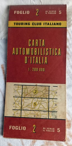 Carta automobilistica italia - automobilistica, d'italia