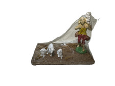 Presepe Ambientazione Pastorello Con Animali